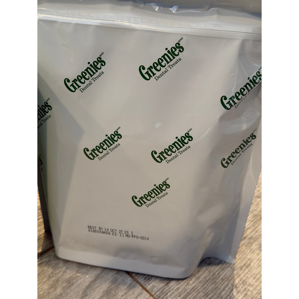 Greenies Dental Treats Regular 18 Count Green Original Dogs 25-50 lbs Sealed